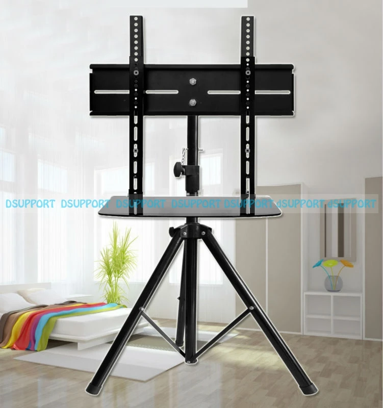 360 degree Swivel 3255 inch TV Mount Tripod Stand with DVD Holder VESA