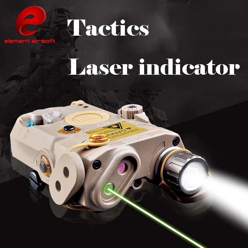 

ELEMENT PEQ15/LA-5C outdoor lighting guide helmet tactical green laser laser pointer LED flashlight