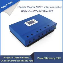 LCD 48 В 100A mppt солнечный регулятор 12 В 24 В 36 В 48 В 100A PV регулятор заряда Герметичная Свинцово-Кислотные Вентилируемые Гель NiCd Литий-5KW