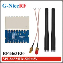 5 шт./лот RF4463F30 Встроенный 500 МВт FSK Si4463 868 МГц Беспроводной модуль+ 5 шт. 915 МГц резиновая антенна