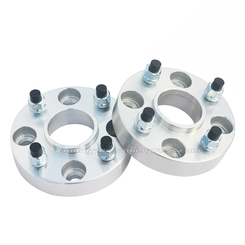 13mm Hubcentric Wheel Spacers Pair 4x100 54.1 For Toyota Aygo 2005> Inc 1.0