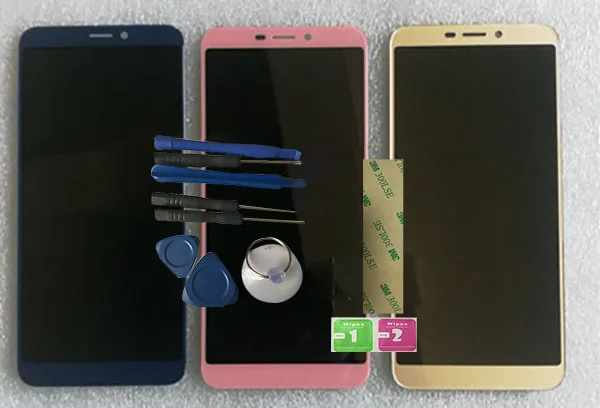 

RYKKZ For koobee S509 S309 LCD Display With Touch Screen Digitizer Assembly Replacement With Tools+3M Sticker