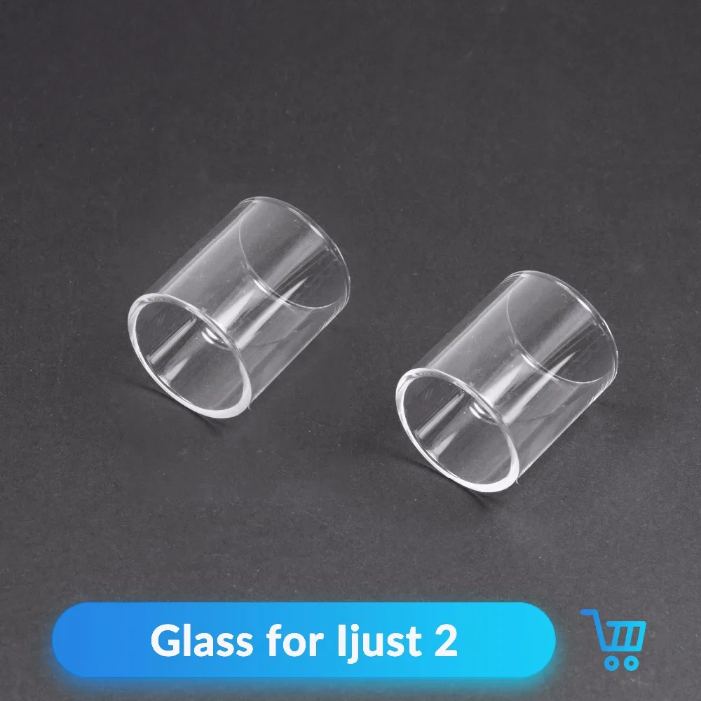 Volcanee 2pcs/lot Changable Glass for IJust 2 Tank Atomizer DIY Tools Electronic Cigarettes Vape Accessories Replacement Glass