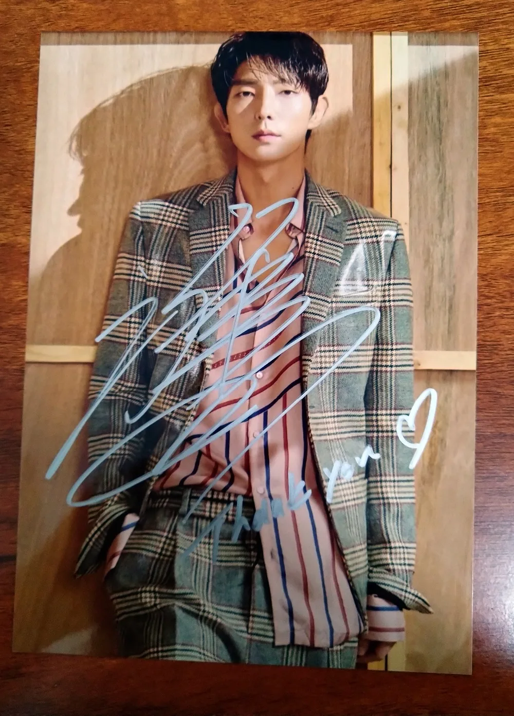 LEE JOON GI Joongi Lee autographed подписано оригинальное фото 5*7 K POP 102018A|Фотоальбомы| |