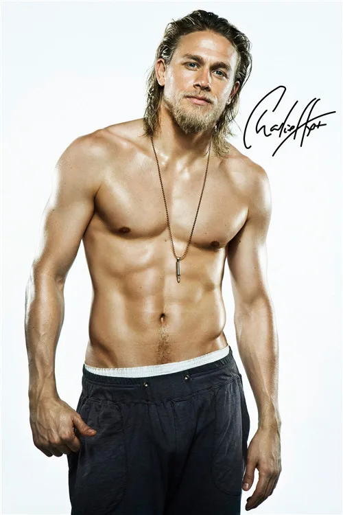 PL #204 чарли hunnam Home Decor современный Для Спальни Плакат Размером 50X75 см Стикер Стены