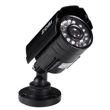 ZOSI HD 720p Video Security Bullet Camera with 24pcs IR Night Vision LEDs and IP66 Weatherproof Metal Housing