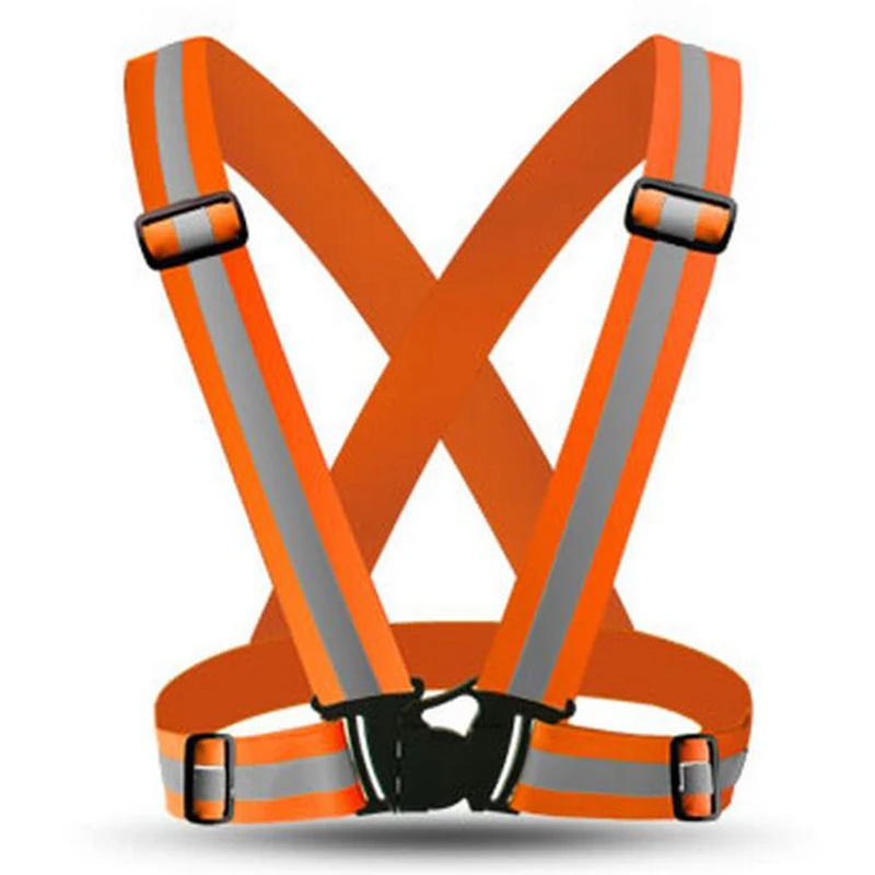 High Reflective Safety Vest belt high visibility Security Reflective elasticated Strips waistcoat belt for bicycle jog running High Reflective Safety Vest belt high visibility Security Reflective elasticated Strips waistcoat belt for bicycle jog running