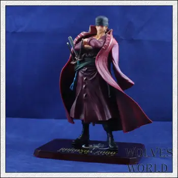 

14CM RORONOA ZORO ONE PIECE FILM MOVIE Z black and red clothes Complete Action Figure Collectible model Toy Gift for boy