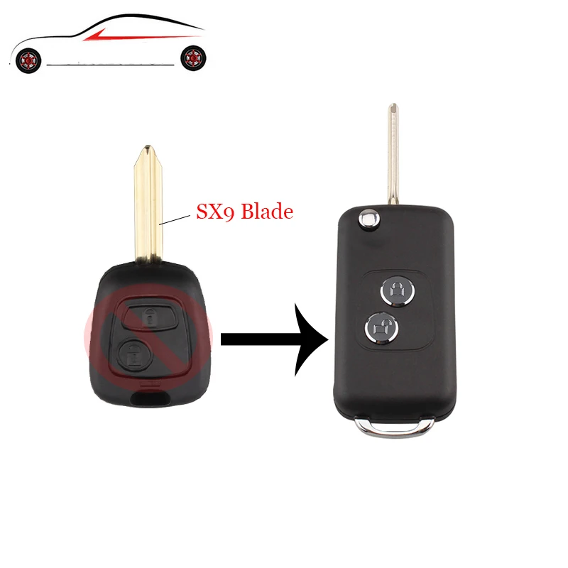 GORBIN новый стиль дистанционный ключ SX9 Blade для Citroen C1 C2 C3 Saxo Xsara Picasso Berlingo чехол