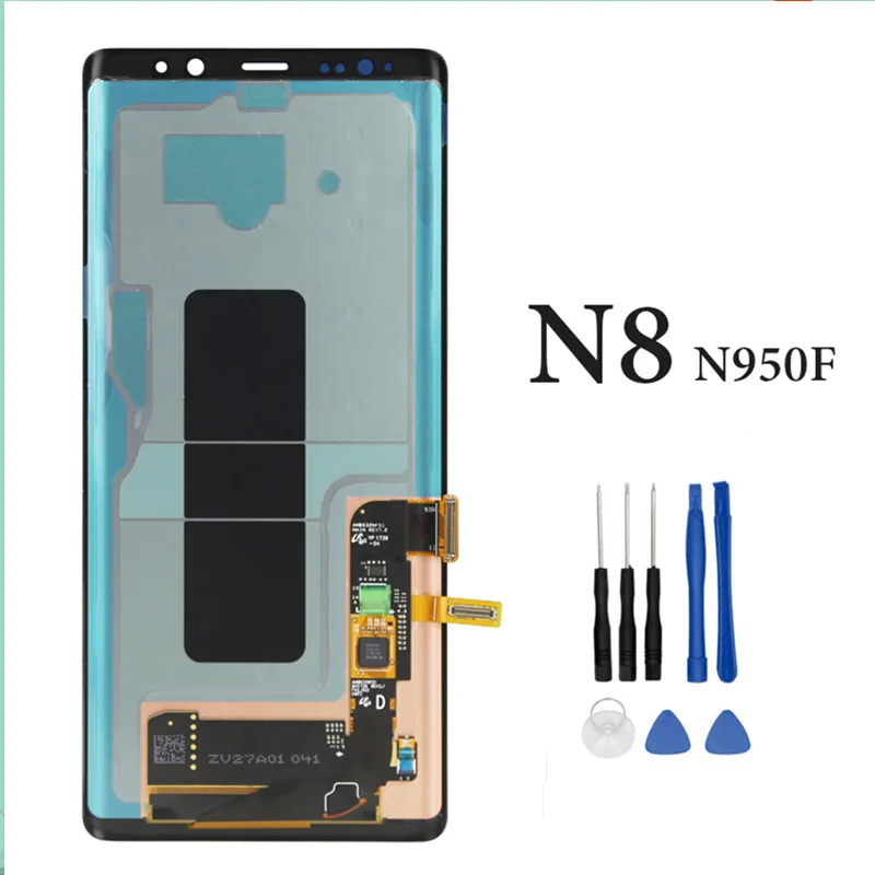 6," Amoled lcd для SAMSUNG GALAXY Note 8 N950F N9500 lcd кодирующий преобразователь сенсорного экрана в сборе