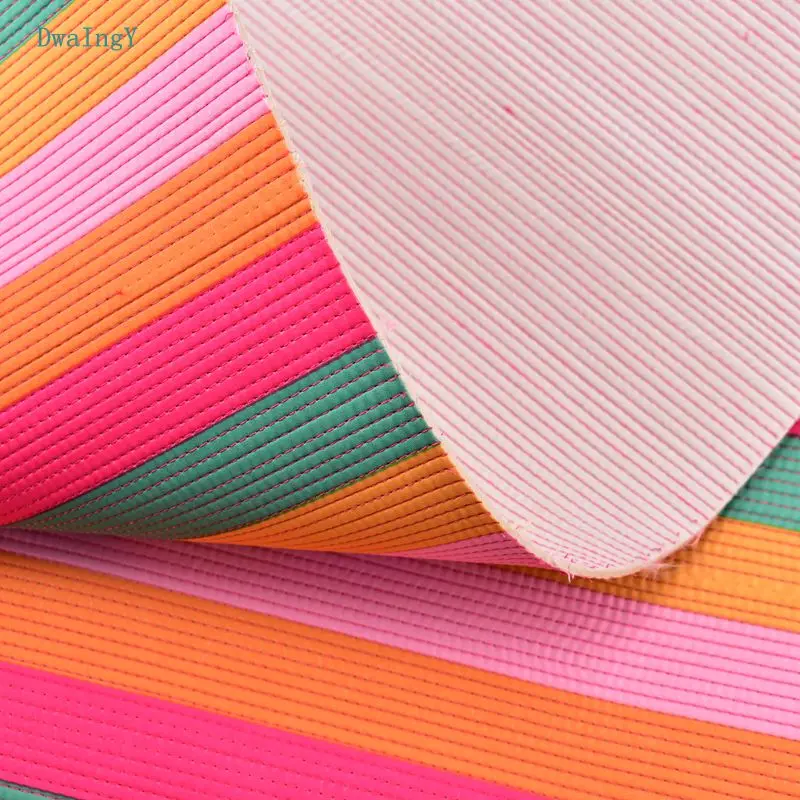 DwaIngY Color stripe series Polyester Fabric For Patchwork DIY bag Sewing Quilting Baby carpet Material 50x130cmor 45x45cm/piece | Дом и сад
