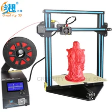 Creality 3D Новый 3D принтер CR-10 мини 3D-принтеры DIY Kit автоматическое возобновление принт после Мощность прерывания + кровать с подогревом нити Подарок