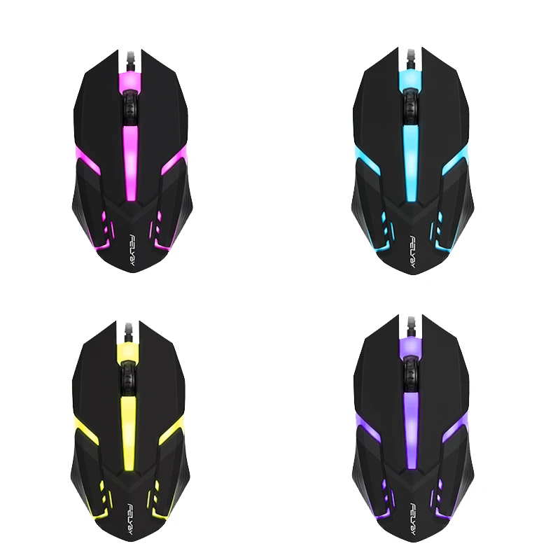 FELYBY Light Weight and Sensitive Mouse Multifunctional Home Office Game Wired Mouse LED Colorful Lights USB Mouse FELYBY Light Weight and Sensitive Mouse Multifunctional Home Office Game Wired Mouse LED Colorful Lights USB Mouse