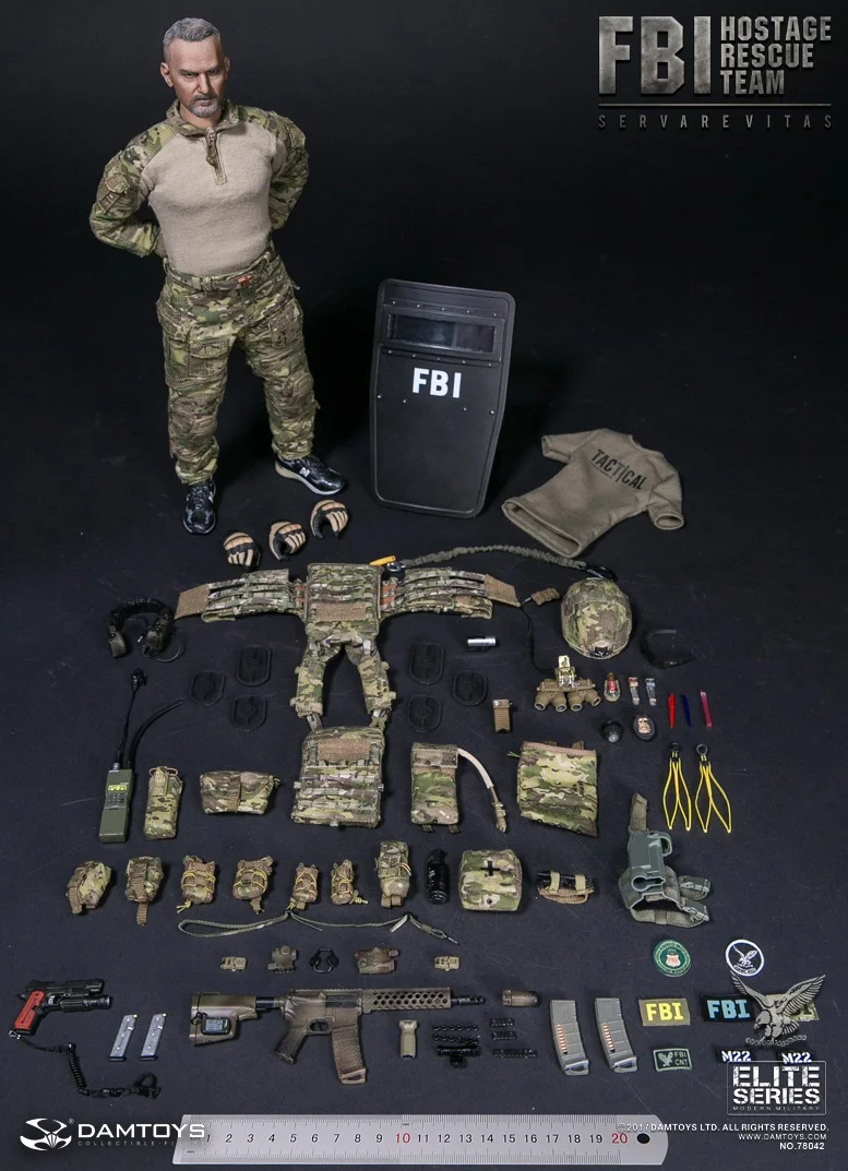 Плотина игрушки 78042 элитная Серия FBI HRT агент(команда по спасению в качестве захватчиков) 1/6 фигурка