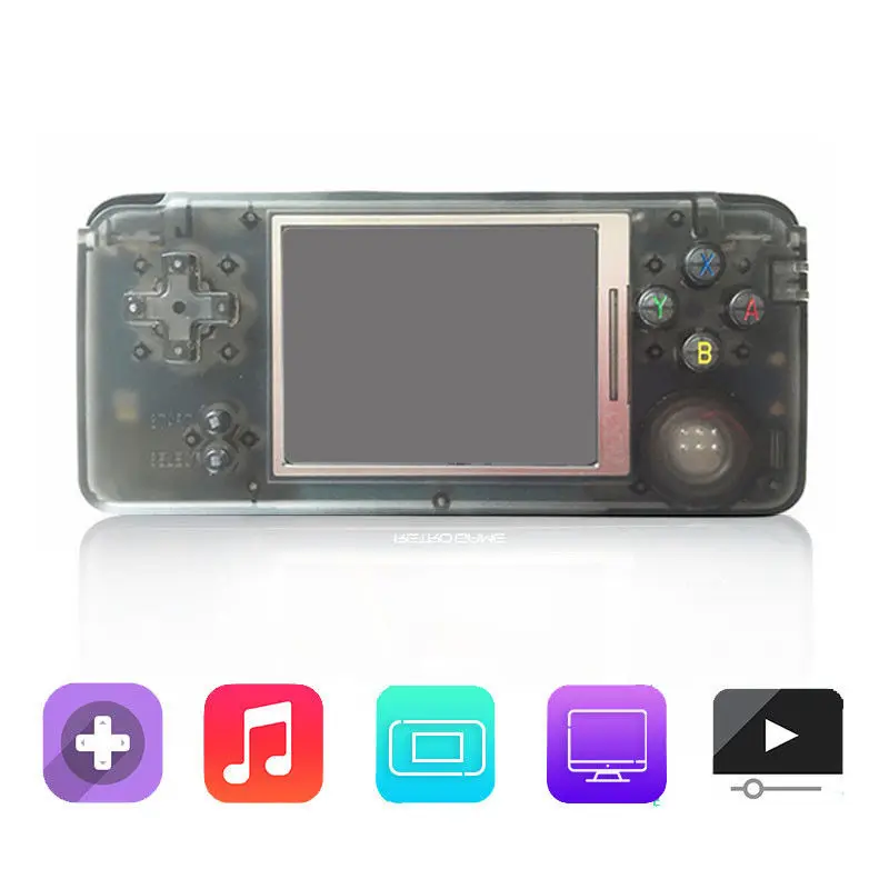 

Portable retro game console rs-97fc GBC NES MD street machine red and white machine rs-97mp4 video player handheld game player