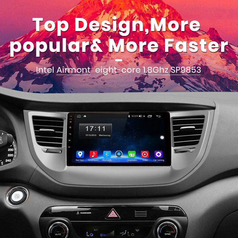 Junsun 4G + 64G CarPlay DSP Android 8 1 автомобильный Радио Мультимедиа Стерео Аудио плеер gps 2 Din