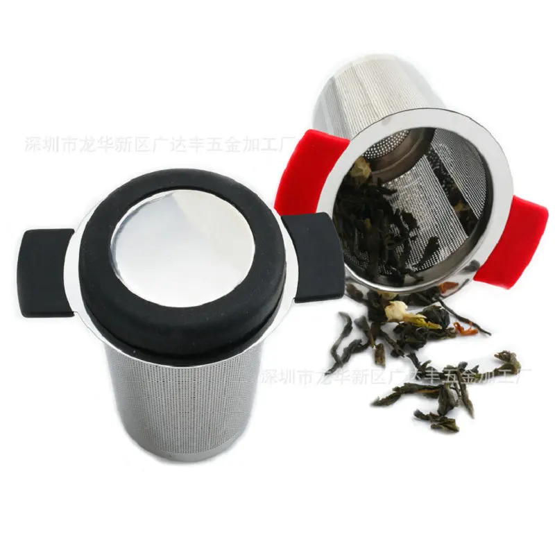 

304 Stainless Steel Tea Infuser Locking Spice Tea Strainer Reusable Mesh Tea Ball Filter Loose Tea Spice Strainer with Lid