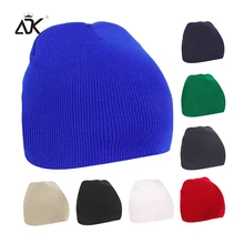8 цветов, одноцветная вязаная шапка для женщин и мужчин, шапка бини для осени зимы, шапка унисекс, уличная шляпа, мягкая, в стиле хип-хоп, Skullies Beanies