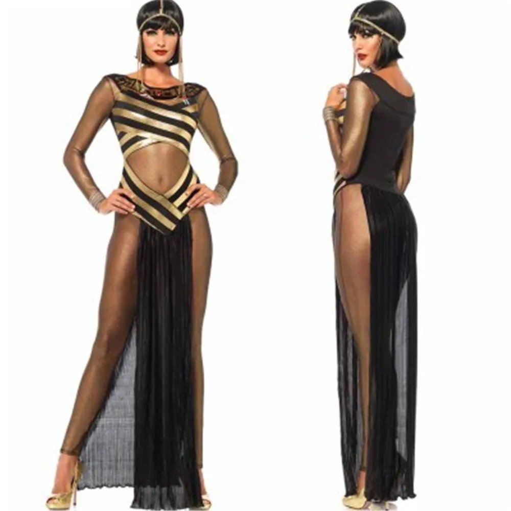 

Ancient Egypt Queen Of the Nile Cosplay Costume Egyptian Cleopatra Dress Adult Women cosplay Costume Fantasy Halloween Costume