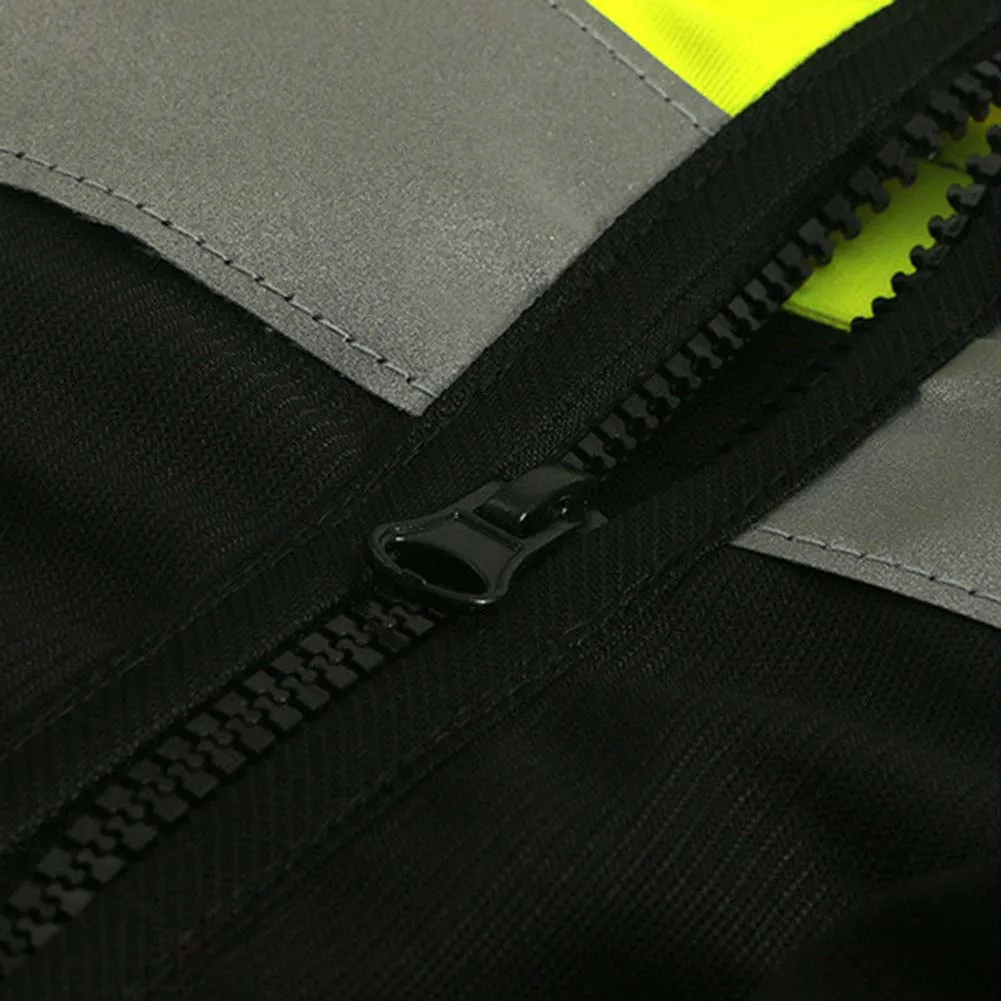 

Safety Vest Reflective Driving Jacket Night Security Waistcoat with Pockets XR649