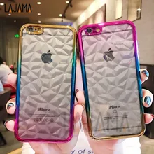 

For Iphone 6 6s 6 Plus 7 8 8 Plus X Phone Case Color Gradient Electroplating Soft TPU Phone Case for Iphone 6s 7 7 Plus 8 X Case