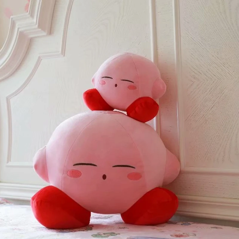 

New game Kirby soft doll large adventure Kirby padded animal plush toy children birthday gift home decoration