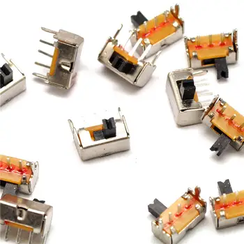 

100PCS/LOT Handle with stand high 3MM SK12D07VG3 small toggle switch 3 feet 2 files