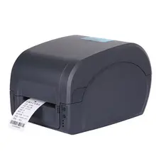 80mm thermal barcode label printer 203DPI with Transfer printing support win8 usb Serial Parallel interface