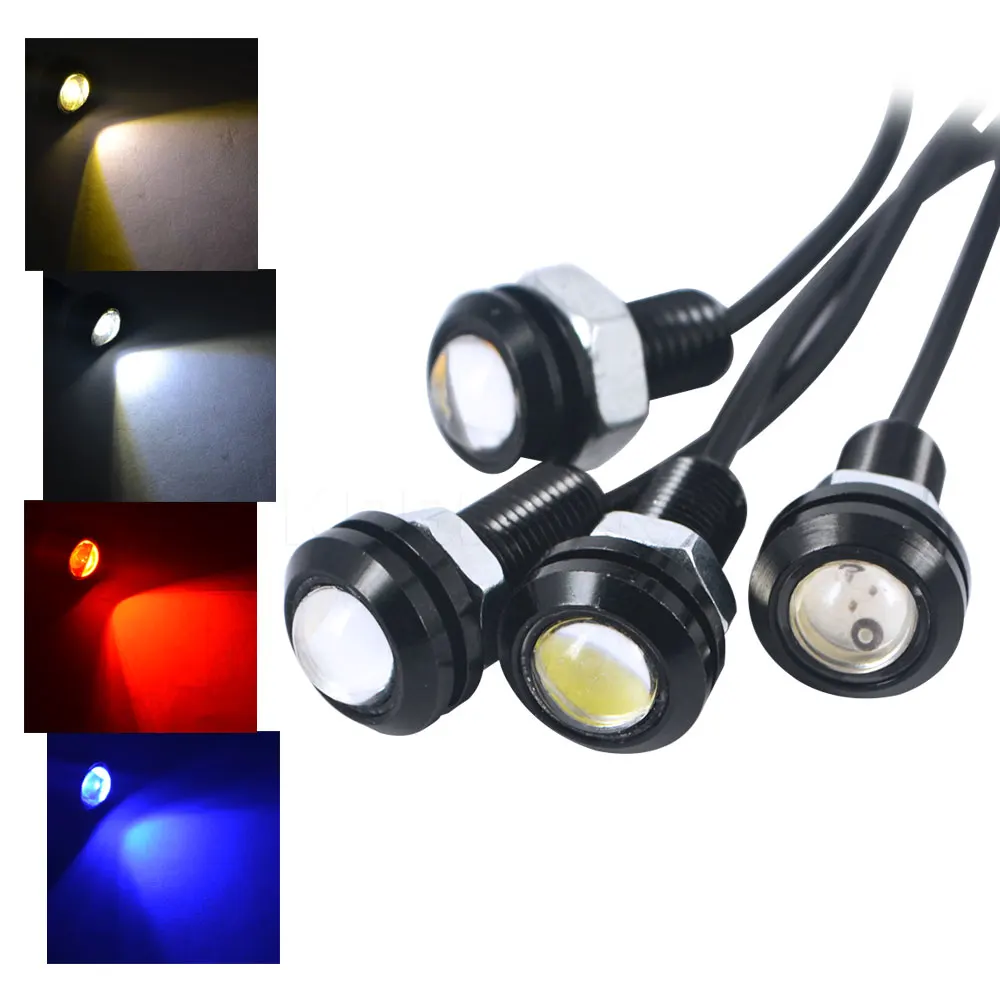 

1pcs 18mm Waterproof Eagle Eye LED DRL Daytime Running Light Car styling DIY Lights Brake Backup Reversing Parking Signal Lamp