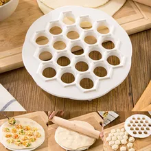 19 Holes Dumpling Mold Maker Gadgets Tool Dough Press Ravioli Making Mould DIY kichen accessories kichen Pastry Tools