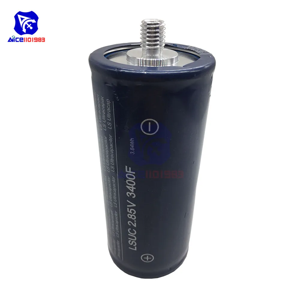 Ultrakapactor 2 85 в 3400F 145*60 мм низкочастотный конденсатор супер фарадный ESR 2.85V3400F для