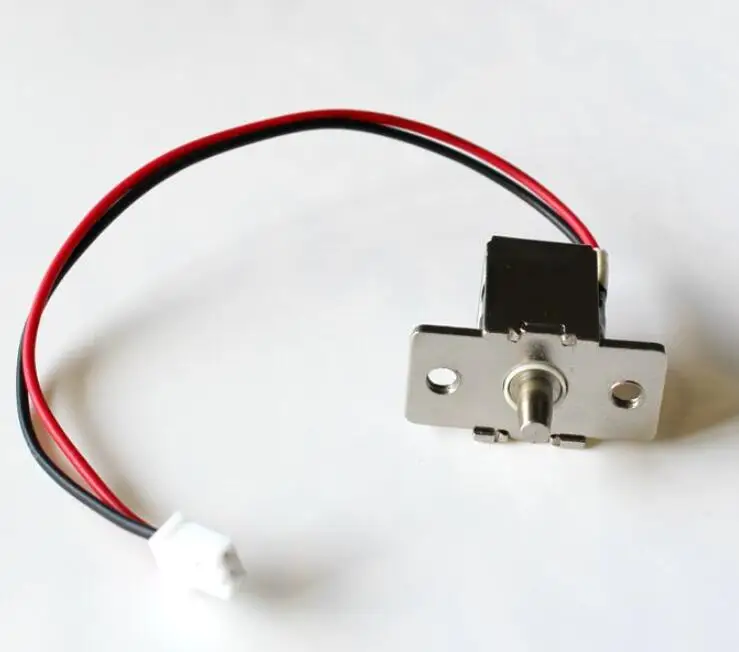 Новый 1 шт DC 12V 0.5A мини Электрический Болт замок Толкаемый цилиндрический шкаф 5 мм