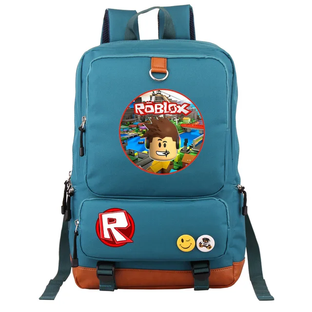 Roblox Games Backpacks Teenage Girl Cartoon Backpack Student School Bag women laptop shoulders