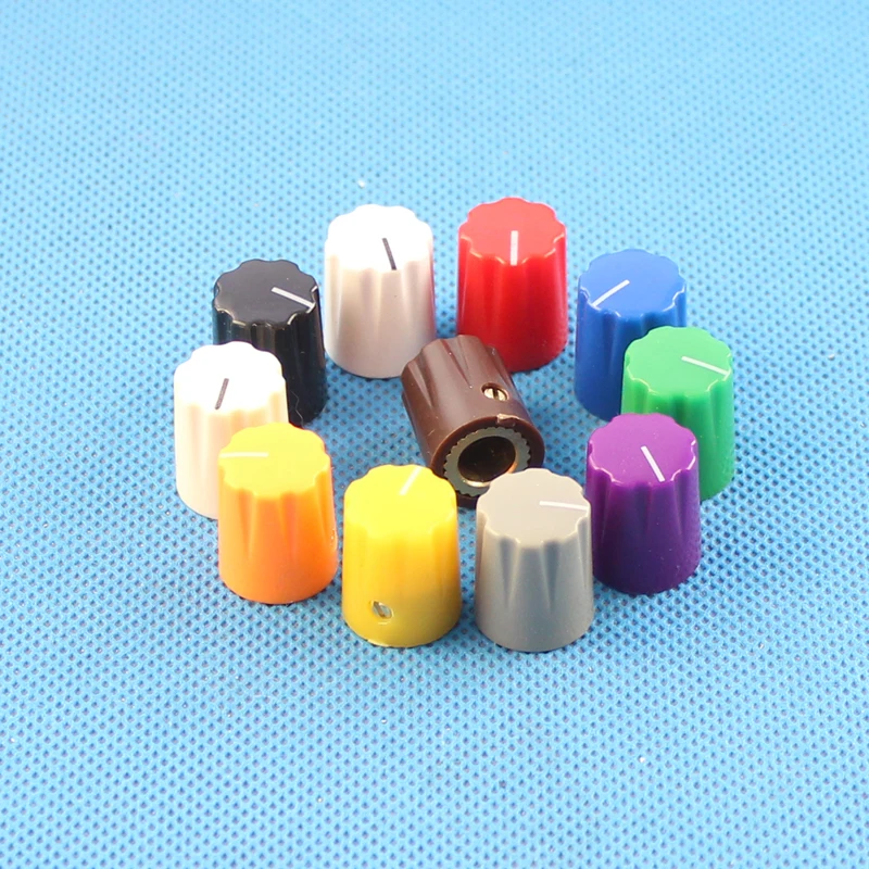100PCS KN-1900H-S DAVIES 1900H Clone Pedal Volume Knobs With Brass Insert guitar control knobs