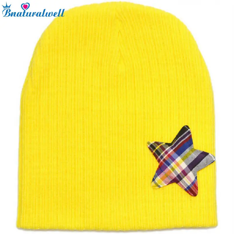 

Bnaturalwell Child Star Pattern Newborn Hat Baby Winter Knitted Beanies Kids Boys Girls Toddler Cap Infants beanie Hat H510