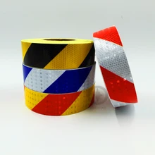5cmX 10m Car Motorcycle Reflective Tape Film Stickers Car Styling Bicycle Safety Warning Conspicuity Reflective adhesive tape