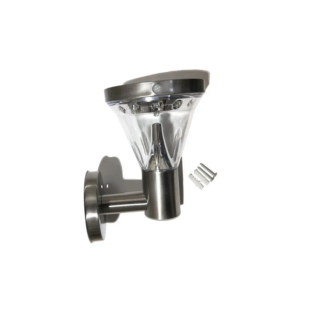 

Solar Light 13LED Stainless Steel Human Body Sensor Waterproof Sun Protection Wall Light Outdoor Garden Street Light