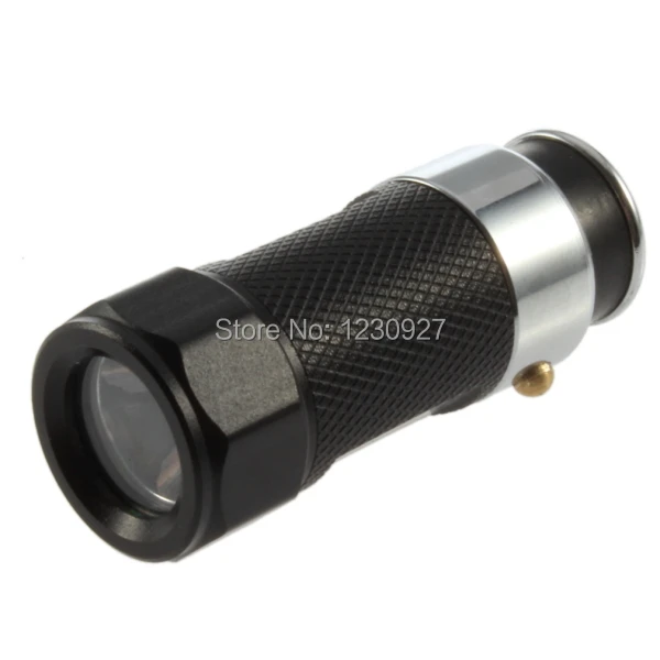 

Mini emergency car cigarette lighter rechargeable flashlight 12V car plug led flashlight