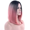 Soowee Synthetic Hair Ombre Grey Hair Bob Style Short Wigs for Black Women Party Cosplay Wig Costumes Accessories ► Photo 3/6
