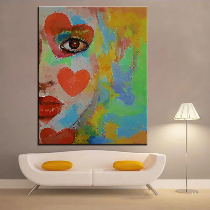 Handmade Oil Painting alice Wall painting Home Decorative Wall Art