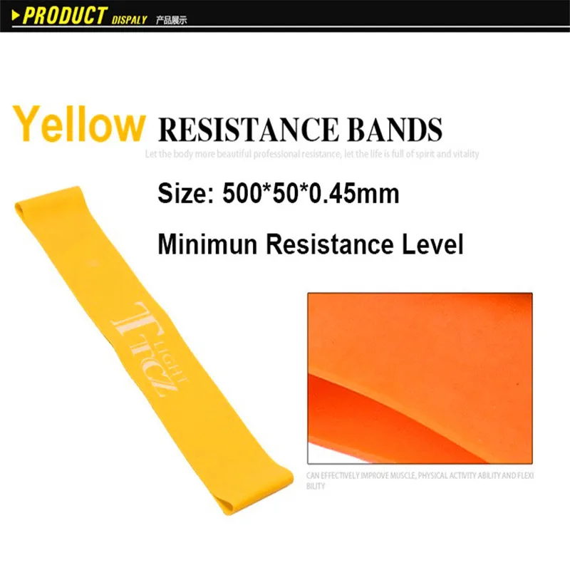 Fitness Equipment Resistance Bands Pilates Workout Elastic Belt for Yoga Thin Body Athletic Training Rubber Bands Fitness