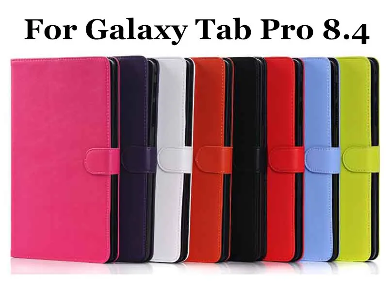 

For Galaxy Tab Pro 8.4 Case Retro Book Style PU Leather Case Cover With Stand Holder For Samsung Galaxy Tab Pro 8.4 T320