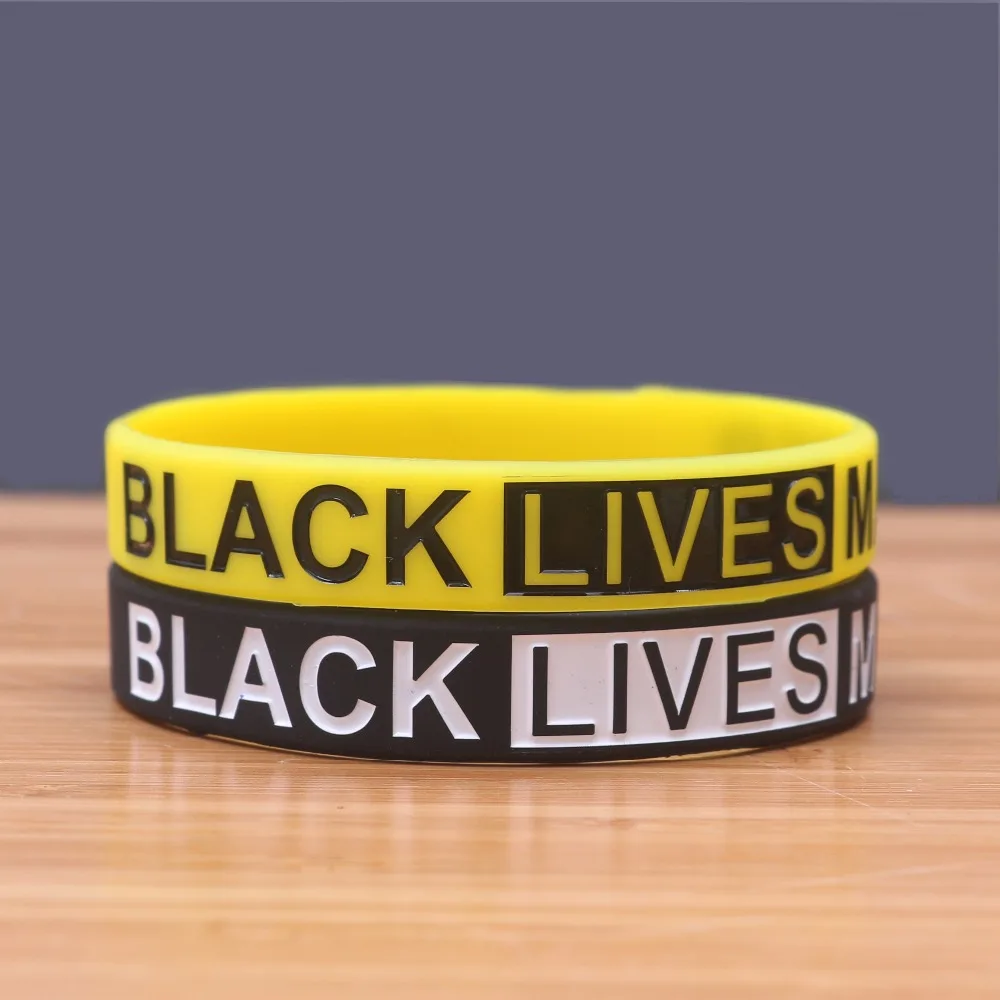 Черные жизни материя группа силиконовые браслеты классический силиконовый браслет 10 лет пользовательские браслеты модные Jerwerly