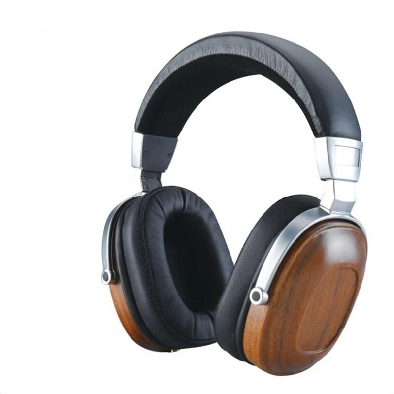 High Quality Wood Headset Super Bass Computer Diy 50MM Unit Headband