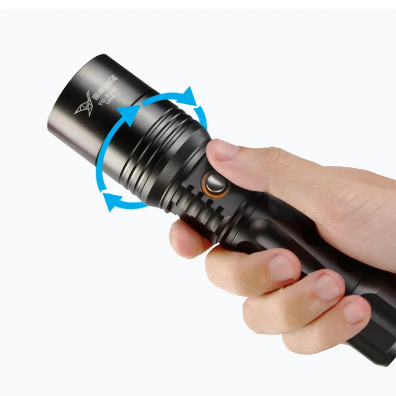 YAGE flashlight Rotary Zoomable Cree Led Military Waterproof Flashlight Linterna Led Torch for 2400mAh 18650 battery Focus Lampe
YAGE flashlight Rotary Zoomable Cree Led Military Waterproof Flashlight Linterna Led Torch for 2400mAh 18650 battery Focus Lampe