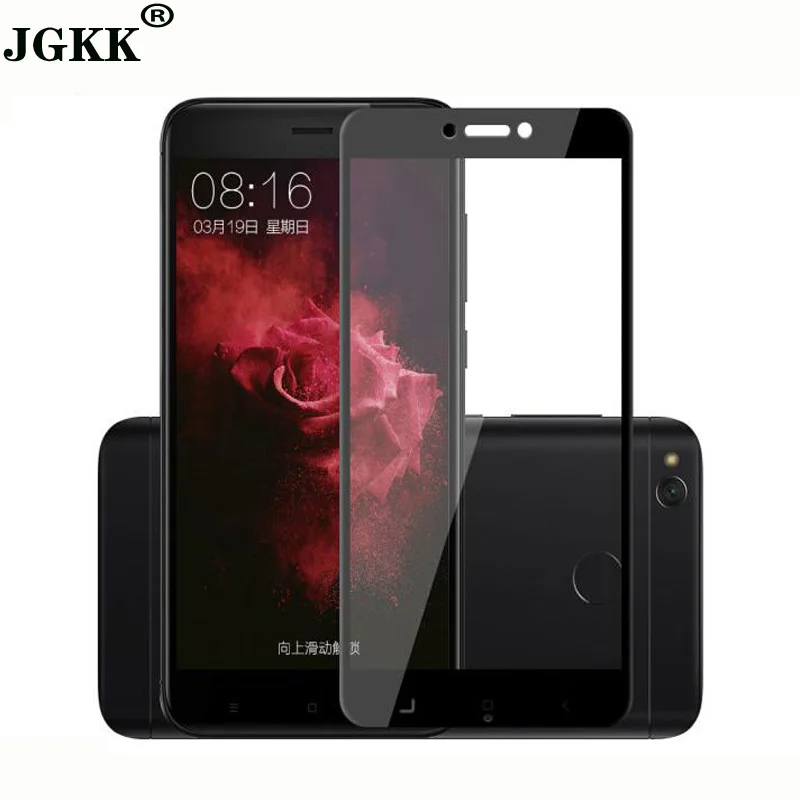 Защитное стекло JGKK для Redmi 4X закаленное Xiaomi защитная пленка с полным покрытием