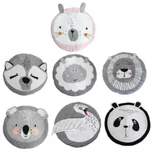 Мультяшные животные детские коврики коврик для малышей дети ползают одеяло круглый ковер игрушки коврик для детской комнаты декор фото реквизит