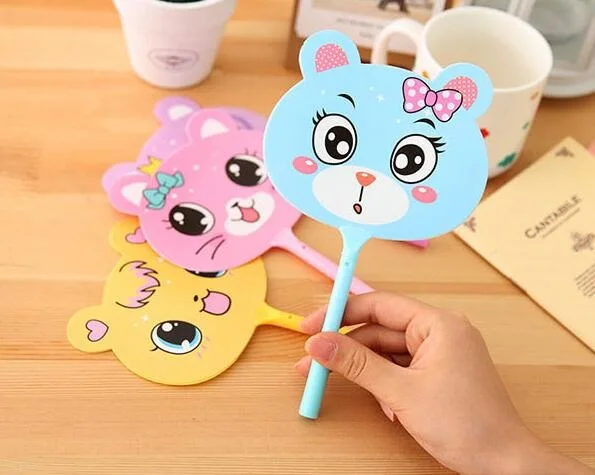 4 шт./лот шариковая ручка Kawaii Fan style с мультяшной головой кота забавный подарок