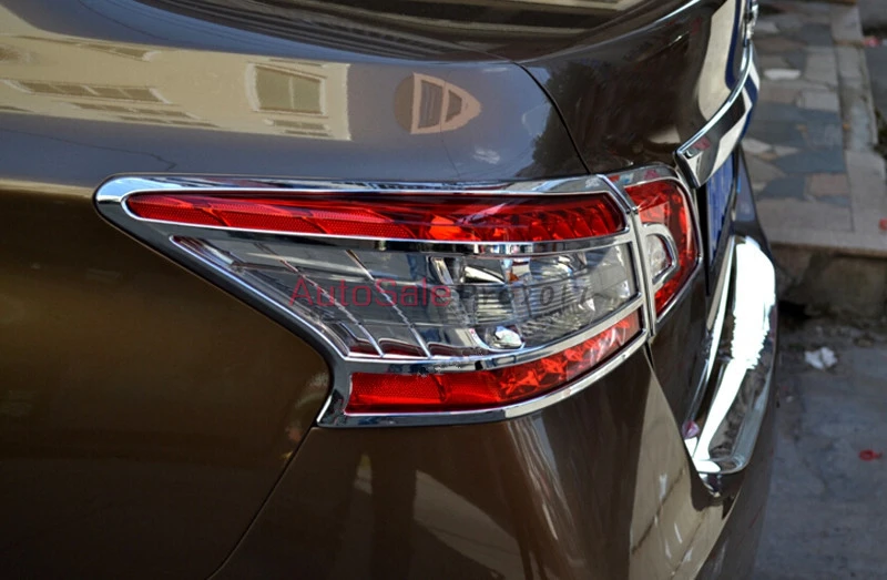 abs chrome plastic rear light lamp cover decoration nissan micra back light cover