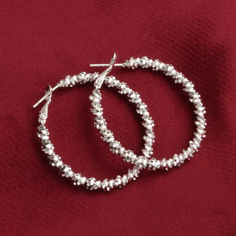 Женские серьги из стерлингового серебра 925 пробы новая серия han женские серебряные серьги индивидуальность Гламурные серьги для молодой женщины